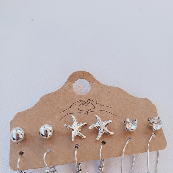 BOHO style earrings lot of 6 pairs - Picture 5 of 5